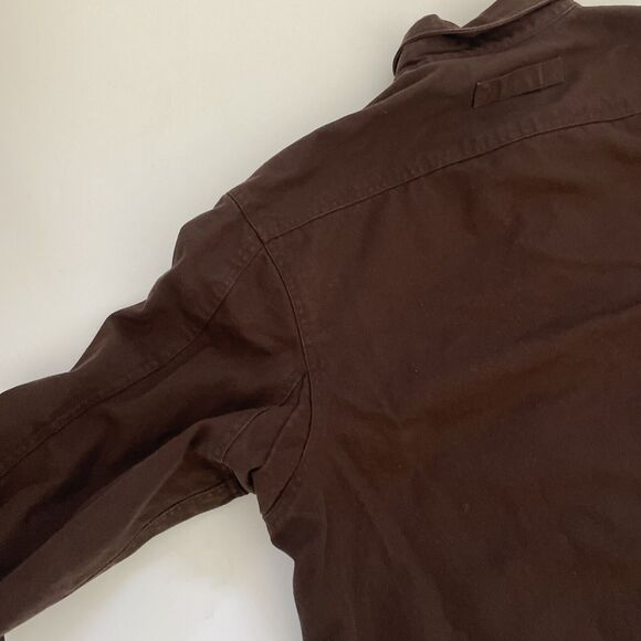 Duluth Trading Jacket Mens 2XL TALL Canvas Work Barn Chore Coat HEAVY LINED Snap - Picture 6 of 11